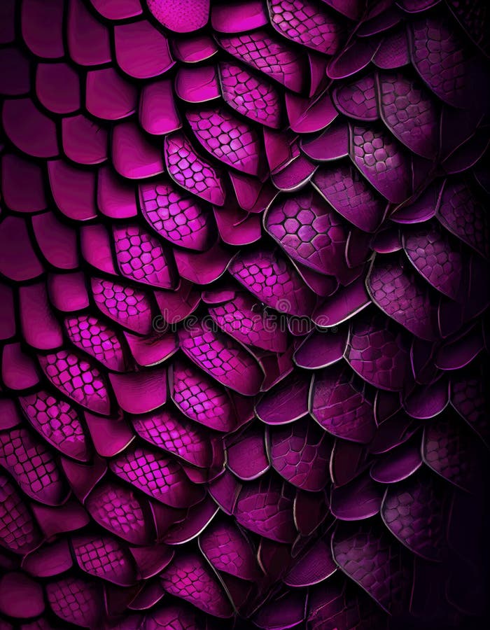 Snake Skin Background. Close Up. Generative AI Stock Illustration
