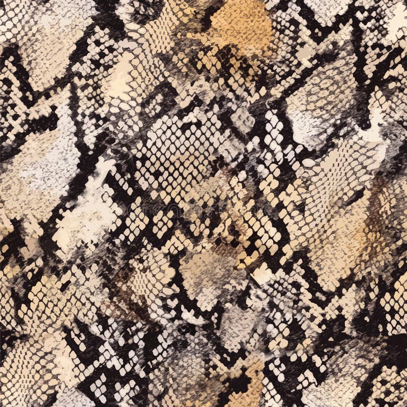 Snake skin texture seamless pattern