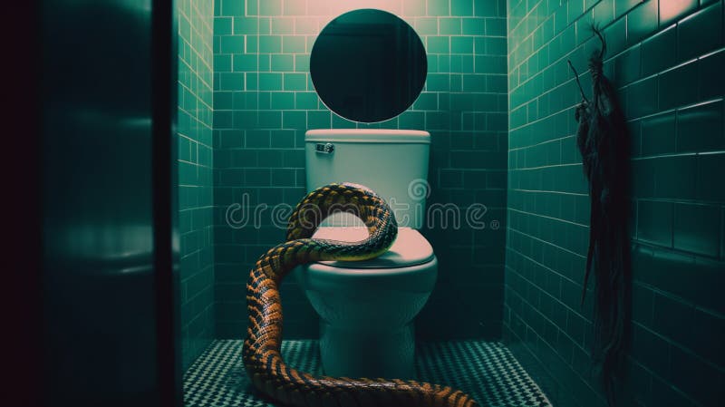 Snake in the toilet. on Behance