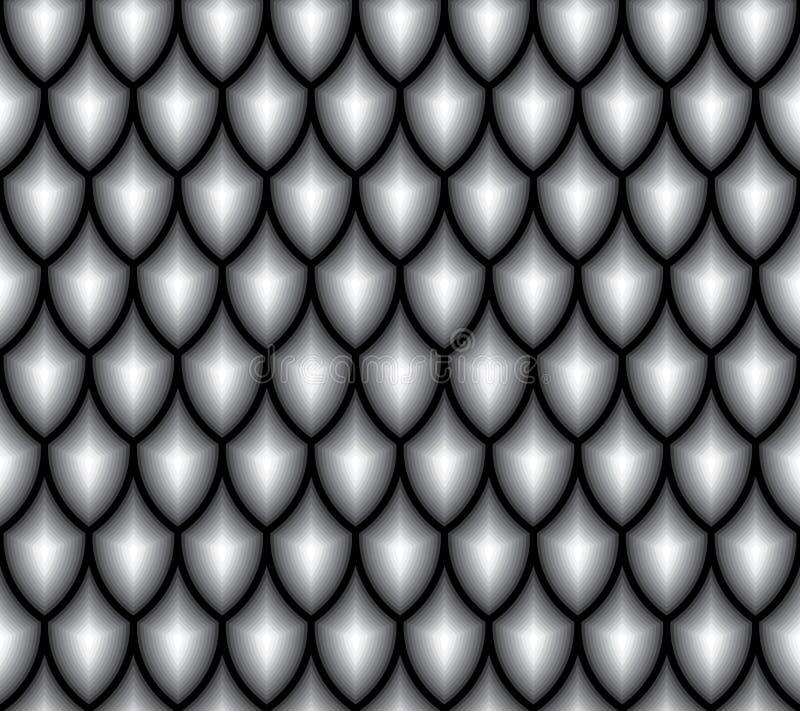 Snakeskin seamless background(black and white )