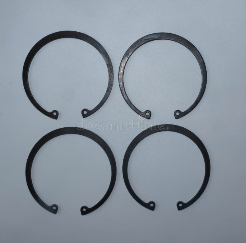 Snap Ring Inner DIN 472,close Up Stock Photo Image of ring, metallic 184860658