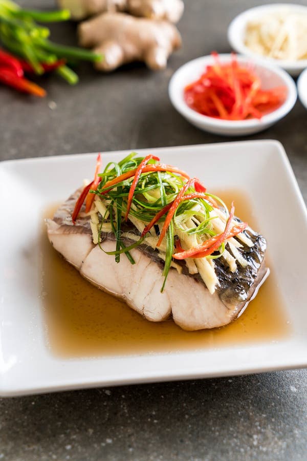 Snapper Fish Steamed with Soy Sauce Stock Image Image of asian, meal