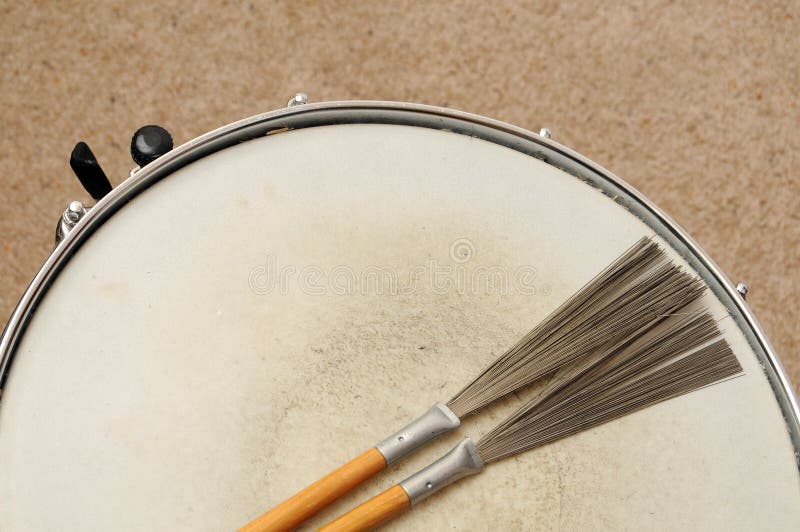 Snare Drum with Brushes