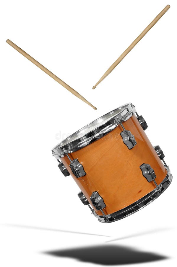 Snare Drum floating royalty free stock images Snare Drum floating royalty free stock images
