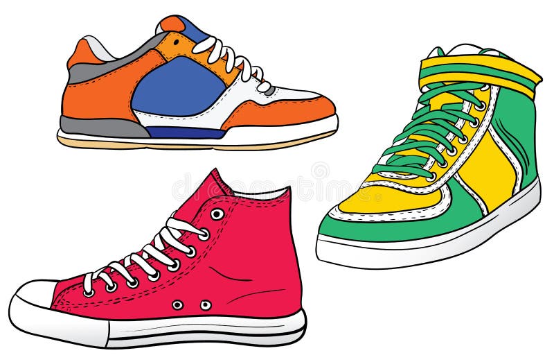 Converse Sneakers Stock Illustrations – 236 Converse Sneakers Stock ...