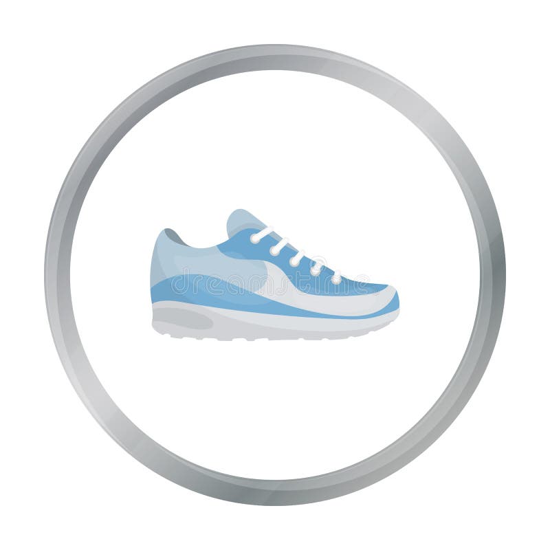 Sneakers Icon In Cartoon Style Isolated On White Background. Shoes