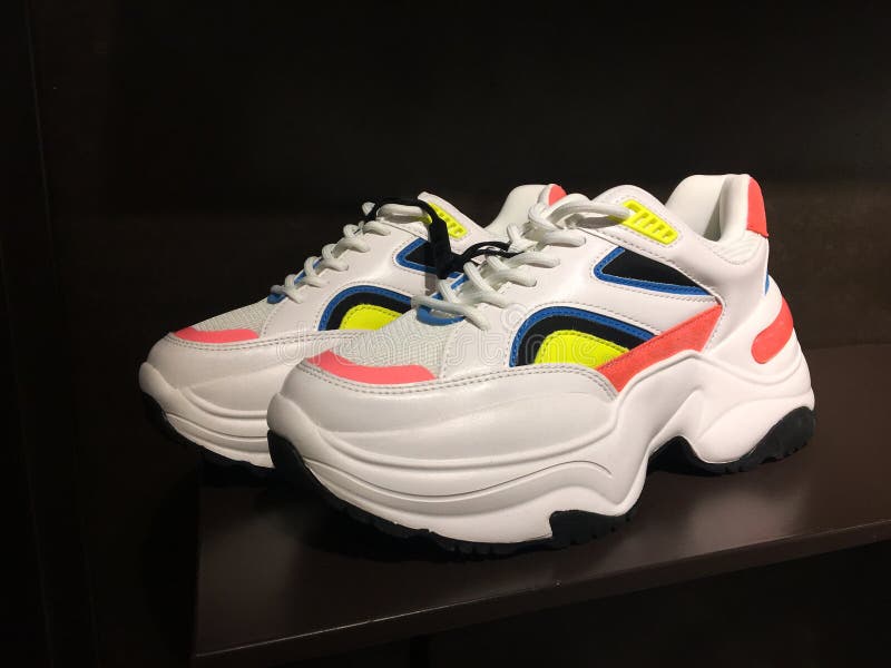 bright colored women's athletic shoes