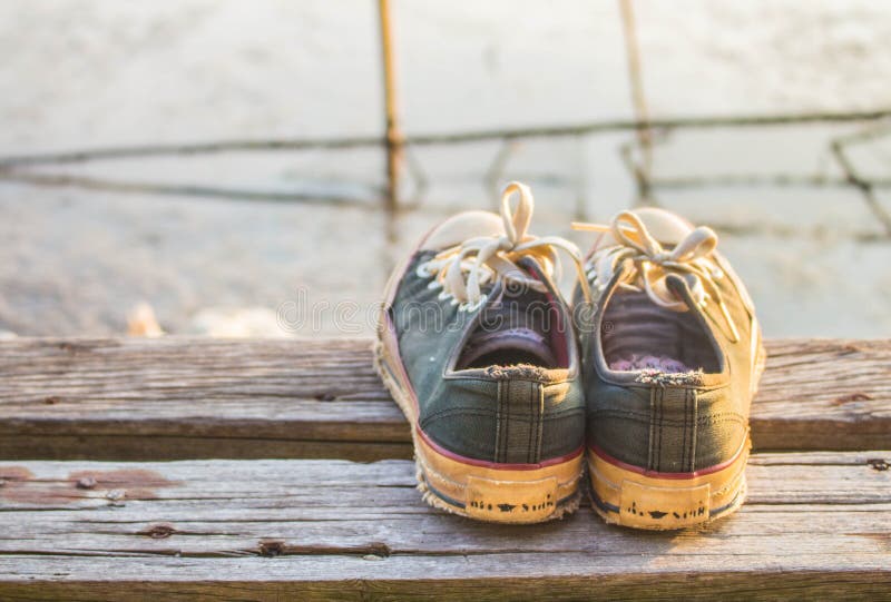 Sneakers on stairs stock photo. Image of spring, pattern - 47553662