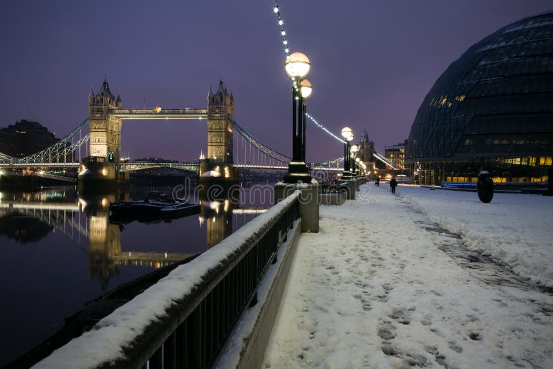 Sneeuw in Londen