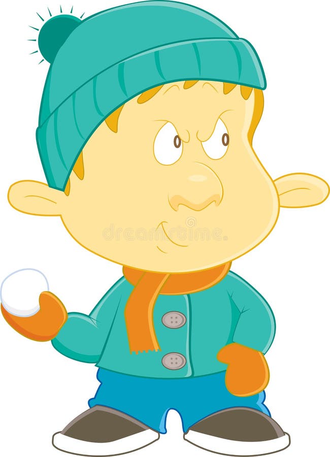 sneeuwbal stock illustratie sneeuwbal stock illustratie
