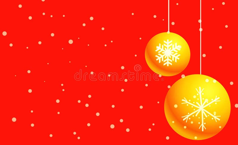 Sneeuwbal op rode achtergrond stock afbeelding Sneeuwbal op rode achtergrond stock afbeelding