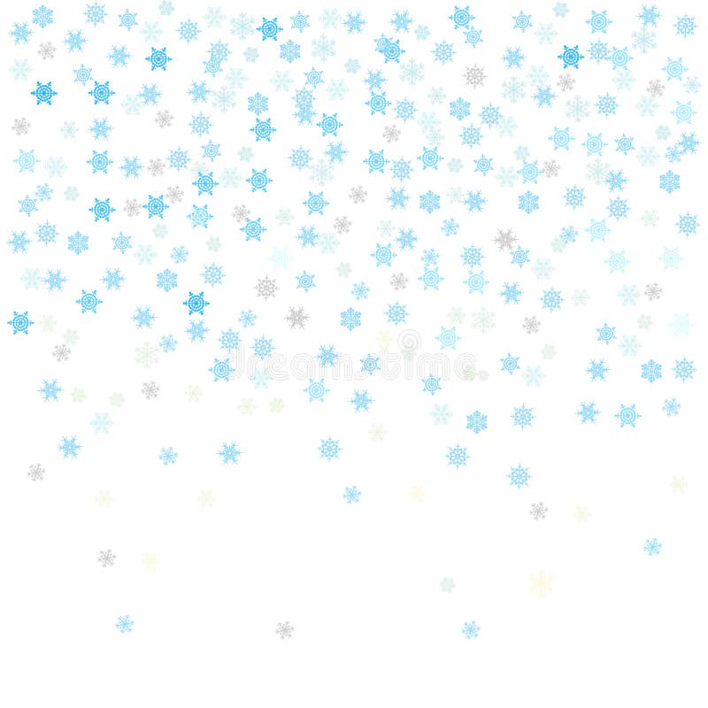 Sneeuwvlokken, Computer Geproduceerde Illustratie royalty-vrije illustratie