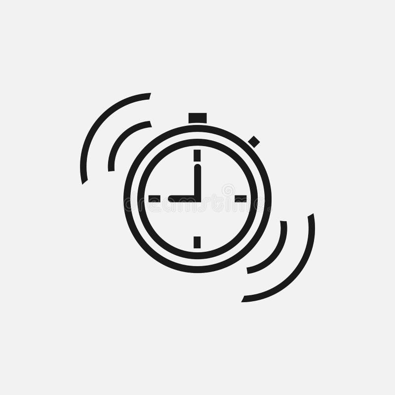 Snel tijdteken Tijdpictogram op witte achtergrond Vector illustratie royalty-vrije illustratie Snel tijdteken Tijdpictogram op witte achtergrond Vector illustratie royalty-vrije illustratie