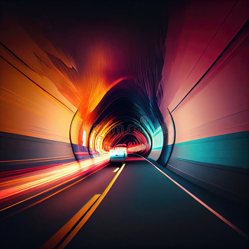 Speed Concept. High Speed Motion Blur. Fast Moving Stripe Lines with Glowing Light Flare. City Tunnel. Neon Glowing Rays in Motion. Generative AI Art. Speed Concept. High Speed Motion Blur. Fast Moving Stripe Lines with Glowing Light Flare. City Tunnel. Neon Glowing Rays in Motion. Generative AI Art.