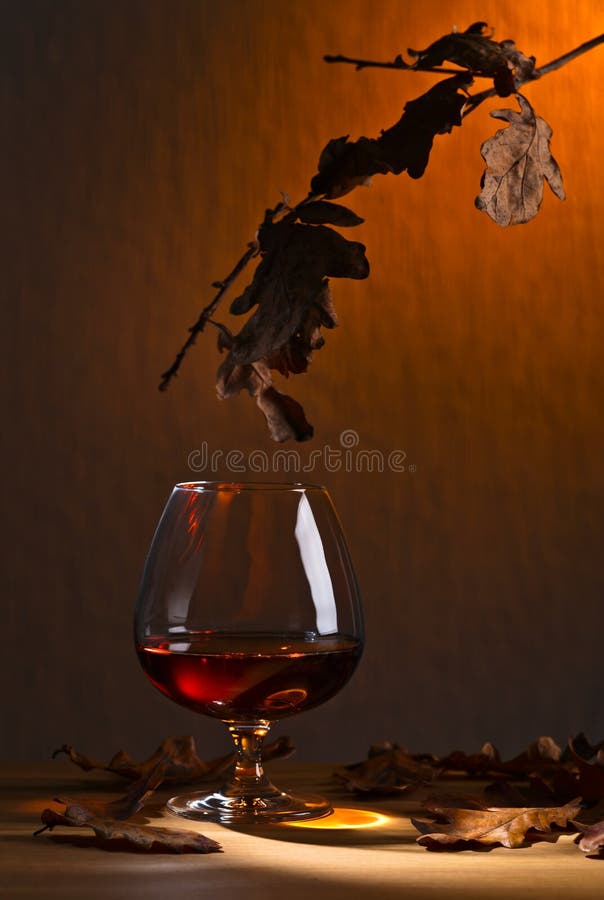 Snifter of brandy stock image. Image of snifter, hard 62883243