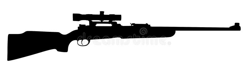 Sniper Rifle Silhouette Clip Art