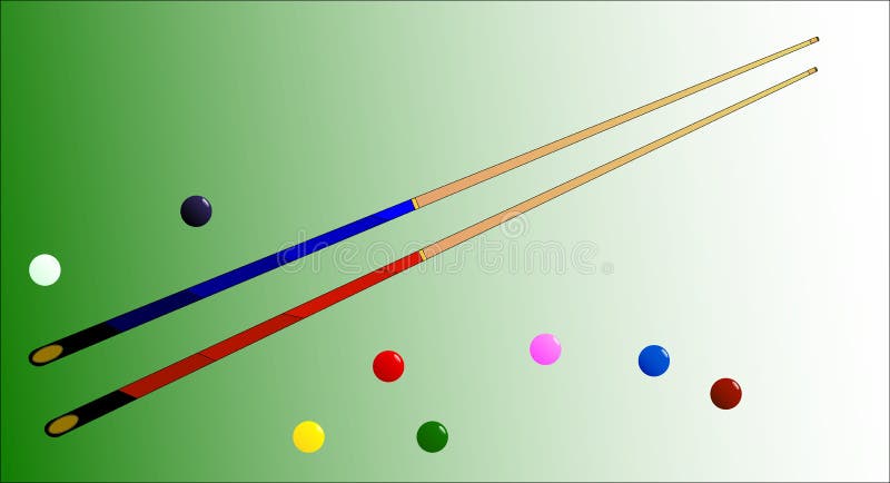 Snooker Cues and Balls