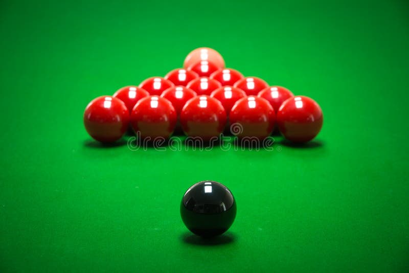 Snookerbolluppsättning arkivbilder Snookerbolluppsättning arkivbilder