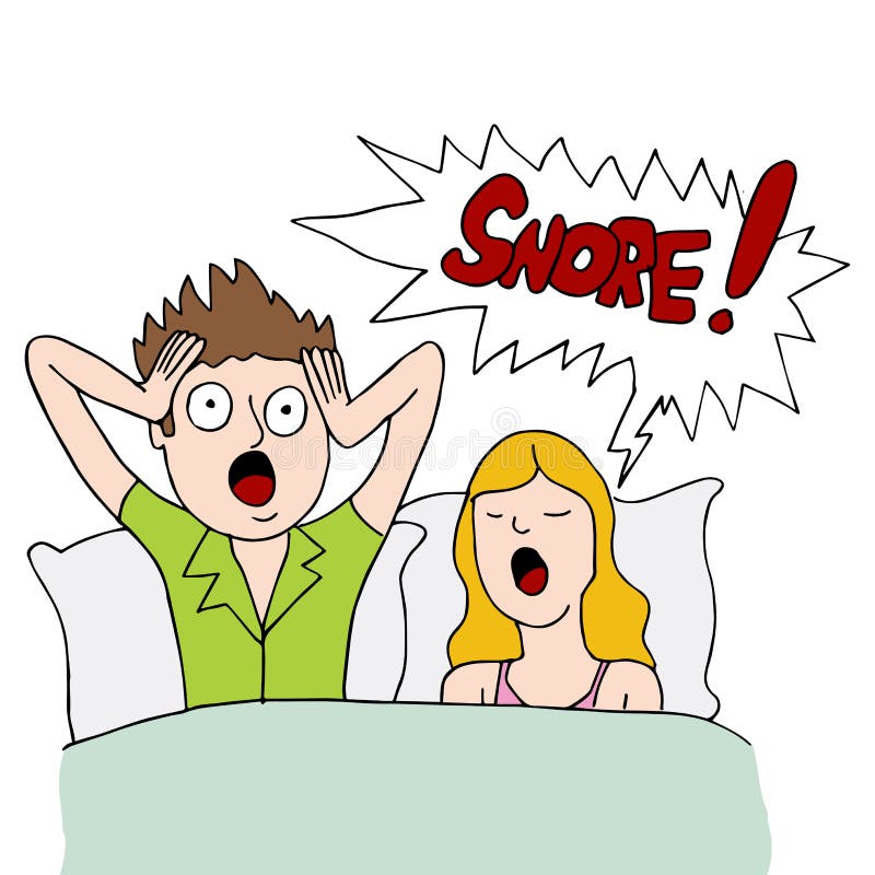 Snoring Man Clipart Free