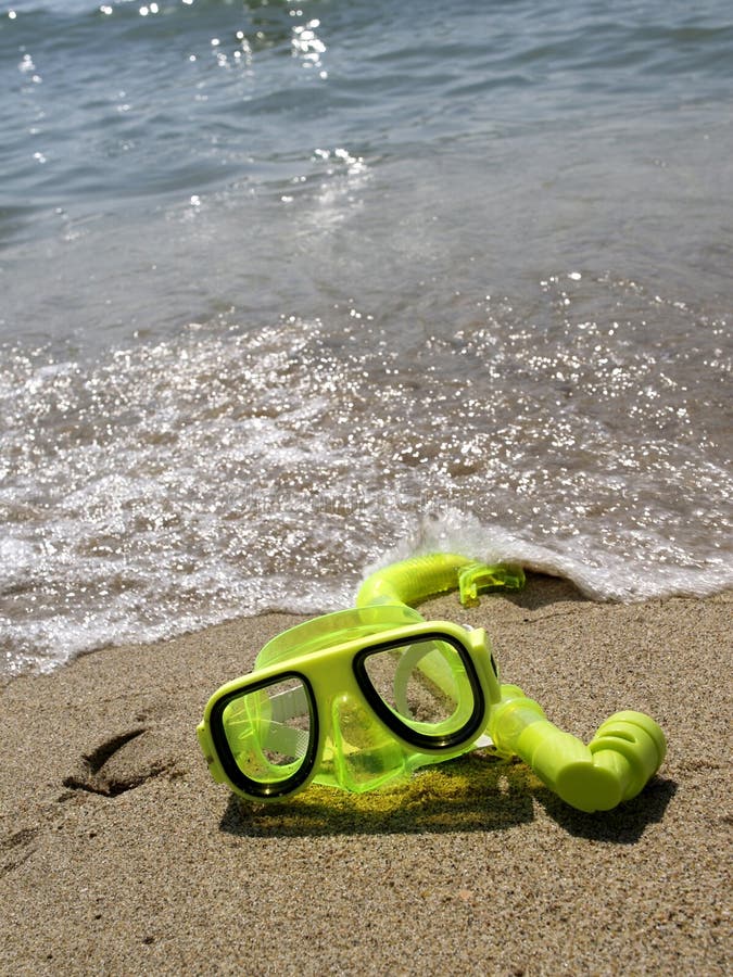 Snorkel goggles stock image. Image of active, summertime 27455601