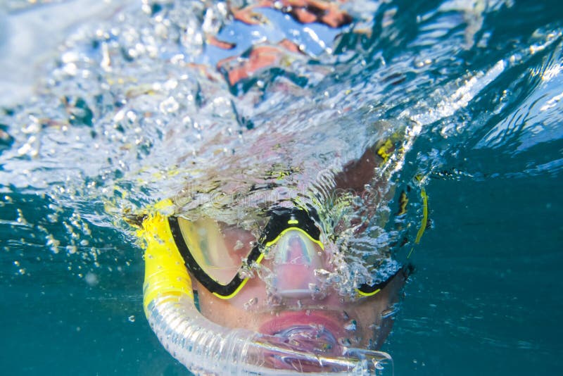 Snorkling pod wodą