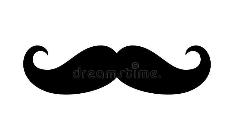 Snorpictogram Het vectorsymbool van de snor uitstekende vorm royalty-vrije illustratie Snorpictogram Het vectorsymbool van de snor uitstekende vorm royalty-vrije illustratie