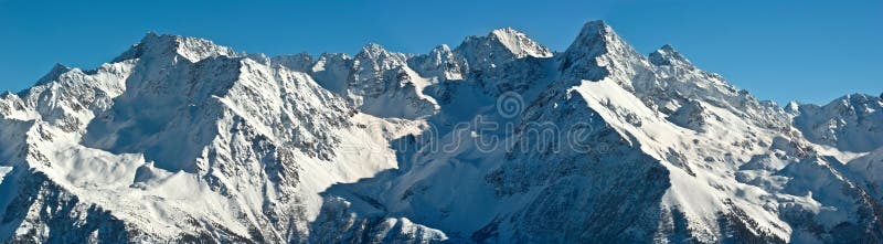 Snow in alps