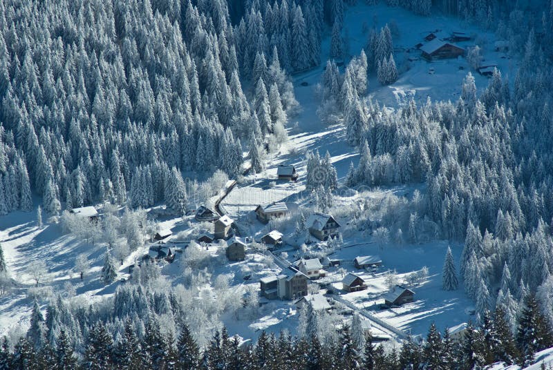 Snow in alps