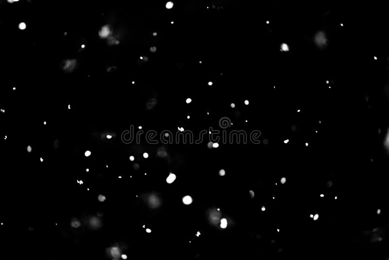 Snow on black background stock image. Image of design - 164559677