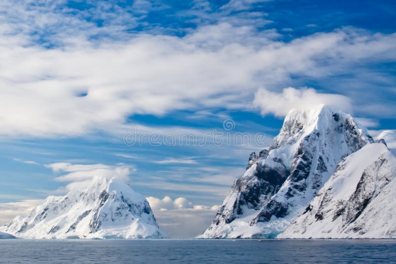 Snow-capped mountains