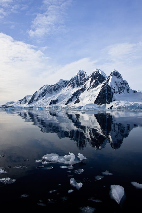 Snow-capped mountains