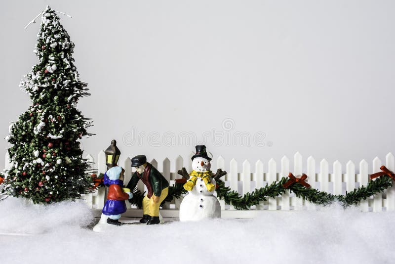 Christmas Tree and Snow Man