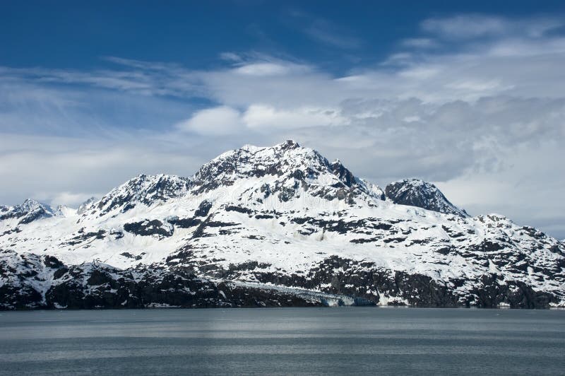 Snow Covered Mountain, Glacier Bay, Alaska