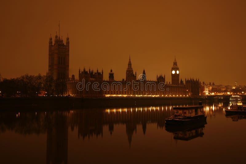 Snow Covered Westminster stock photo. Image of european 23247762