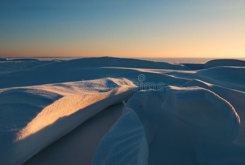 Snow dune-01 royalty free stock images