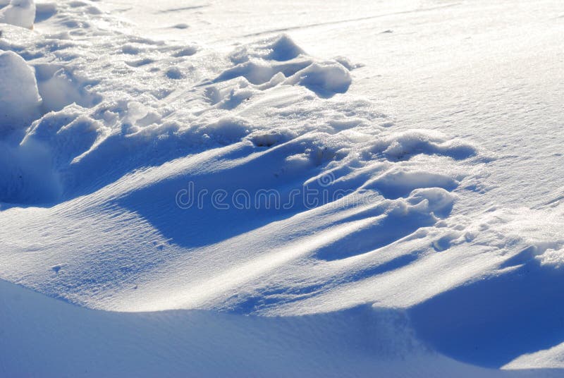 Snow dune royalty free stock photos