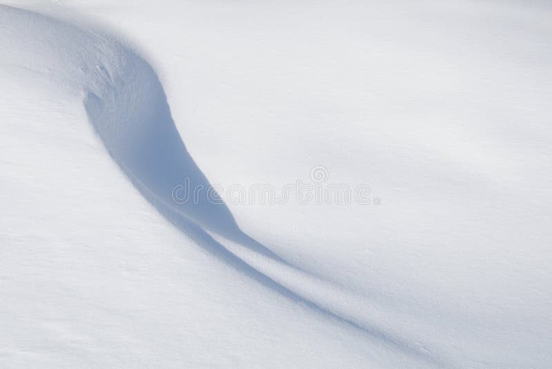 Snow dune. royalty free stock image