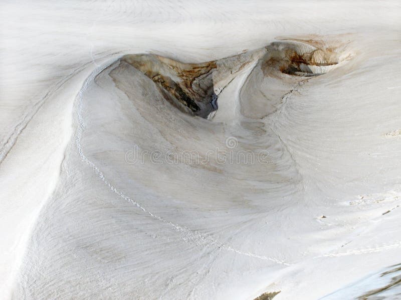 Snow dune in high mountains background stock images