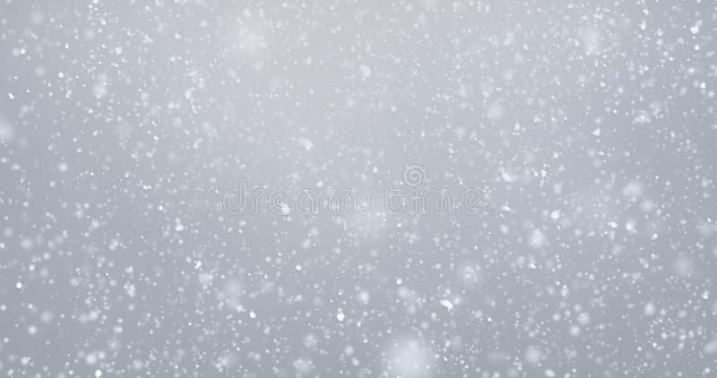 Snow fall snowflakes background, isolated overlay white snowfall light. Snow flakes falling with bokeh effect and winter glitter