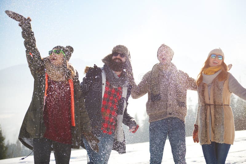 Snow falling stock photo Snow falling stock photo