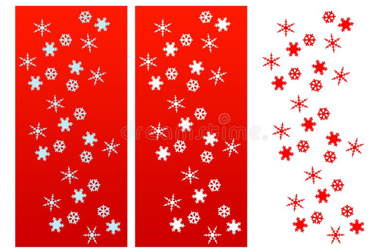 Snow Flakes Christmas Compositions