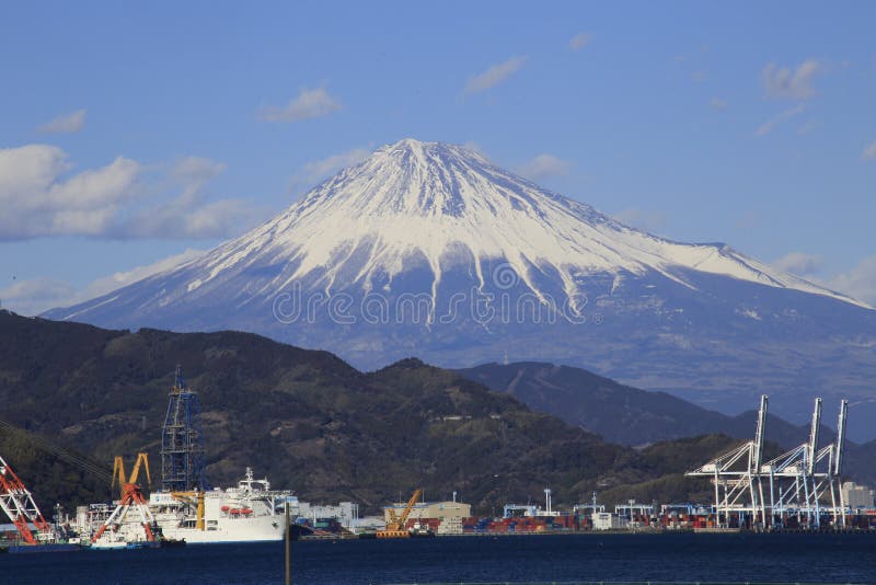 Snow on Fuji mountain royalty free stock image Snow on Fuji mountain royalty free stock image