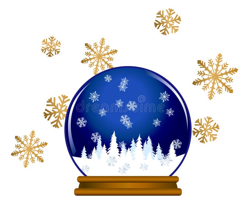 Snow Globe stock vector. Illustration of winter, image 22362741