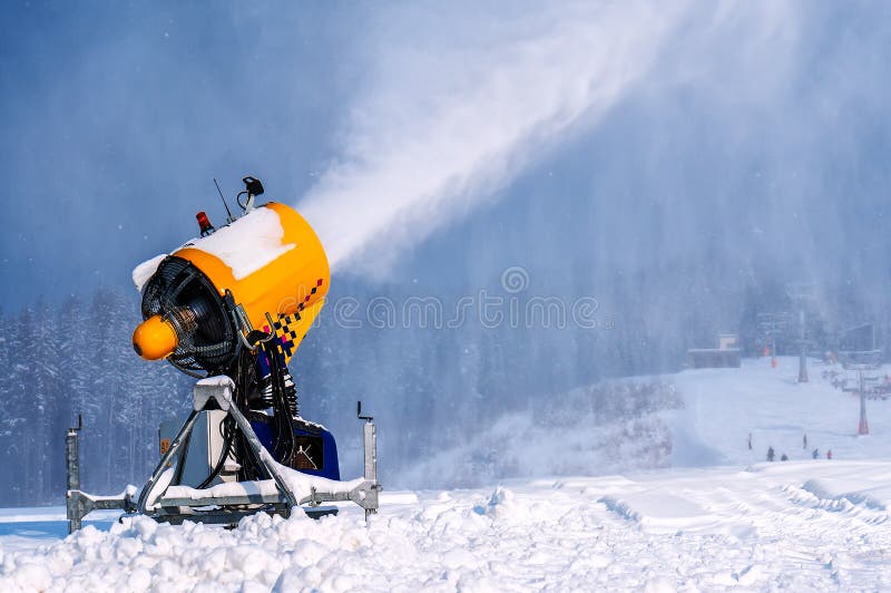 snow machine cannon snowmaker gun 11967005 Stock Photo at Vecteezy
