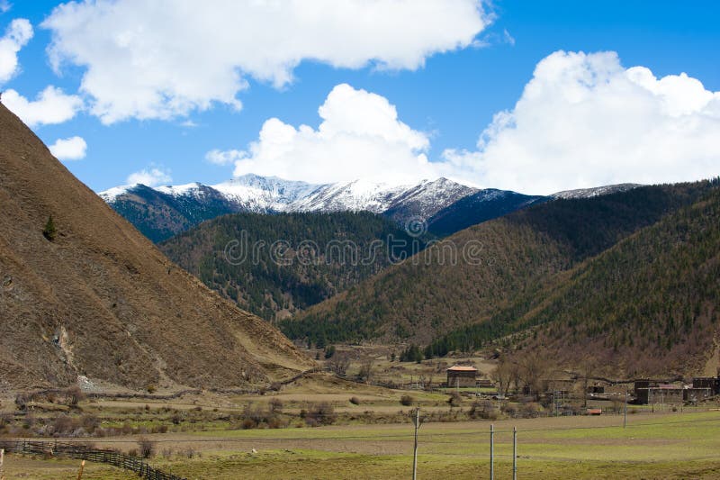 Snow Mountain landscape