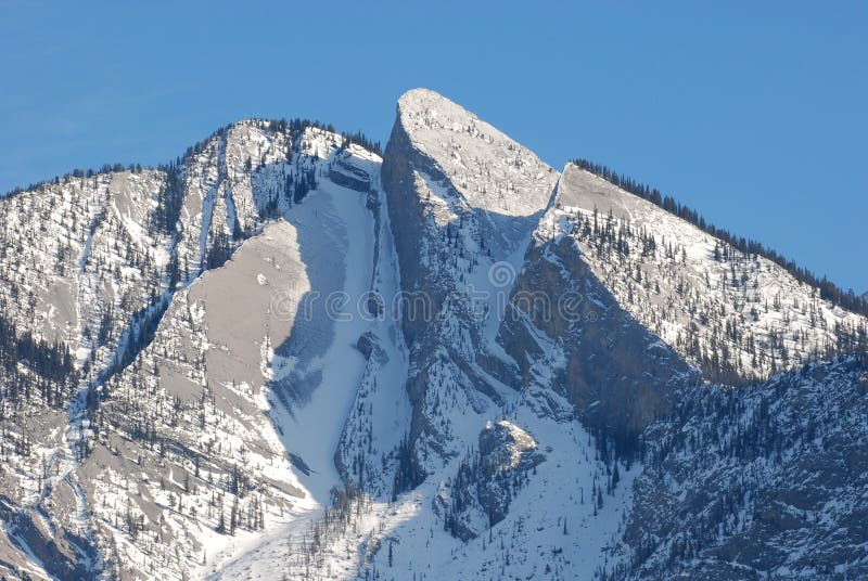 Snow moutain in Rockies