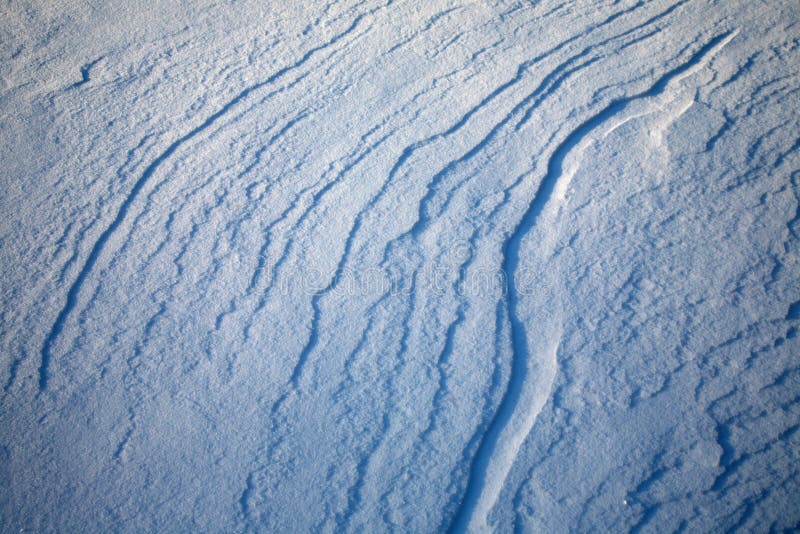 Snow ridges