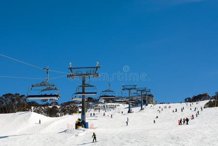 Snow Skiers stock photo. Image of play, dangerous, mountains - 10324452