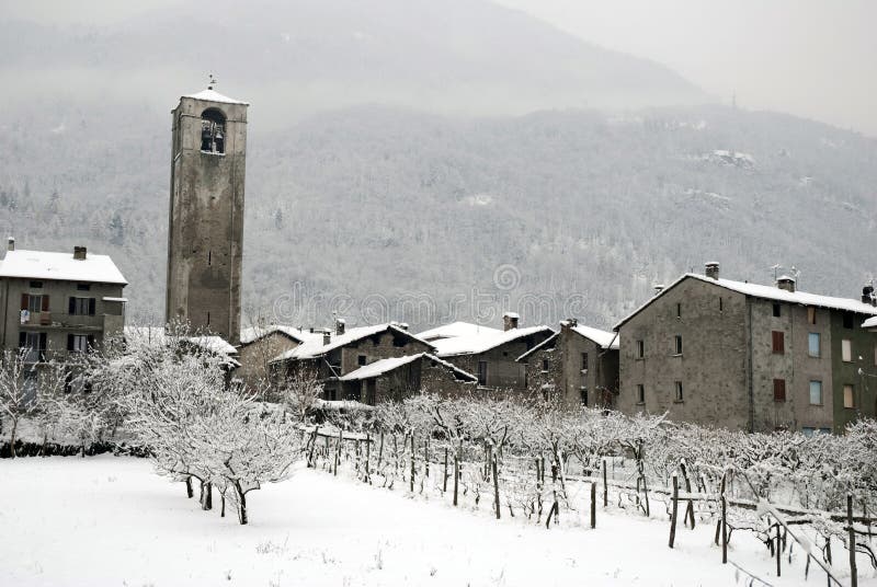 Snow village