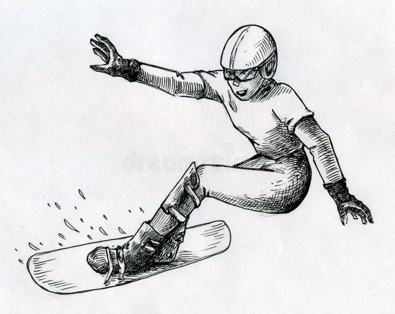 Snowboard ilustração do vetor Snowboard ilustração do vetor